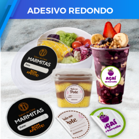 Adesivo Redondo